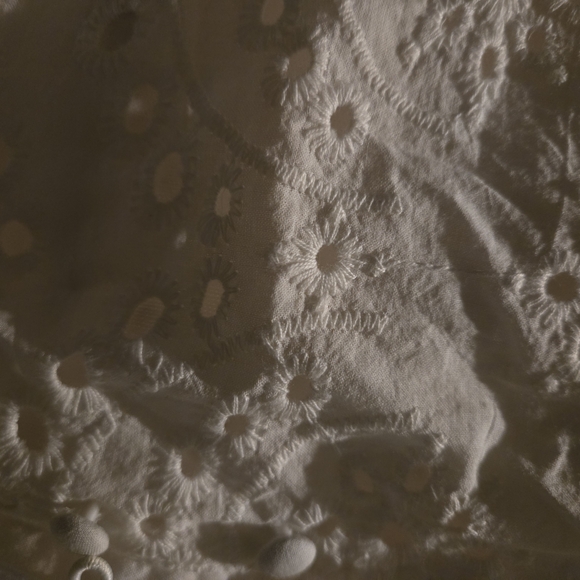 White Eyelet Women's Top - Picture 5 of 5